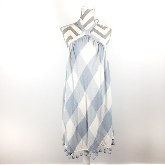 Tularosa Dresses & Skirts - Tularosa | Blue and white checkered dress | Large
